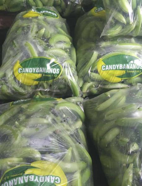 Venta de banano en bolsa x 25kg