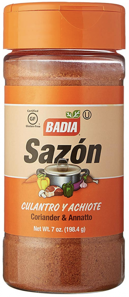 SAZÓN CON CULANTRO Y ACHIOTE BADIA