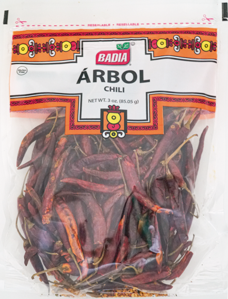 CHILI ARBOL DESHIDRATADO