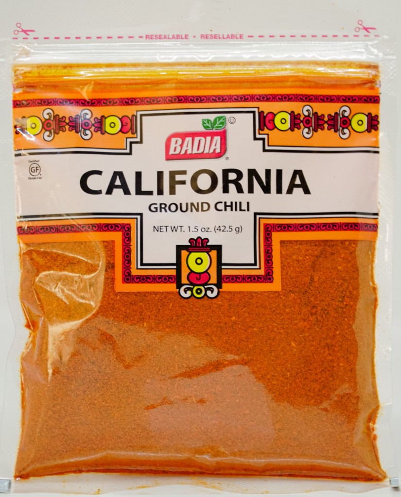 CHILI CALIFORNIA MOLIDO