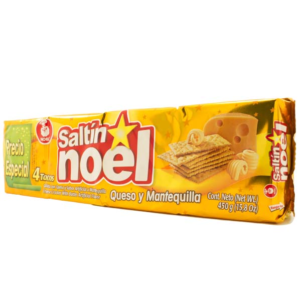 Galleta Saltin Noel Queso Mantequilla 4Tacos 450Gr Precio Especial