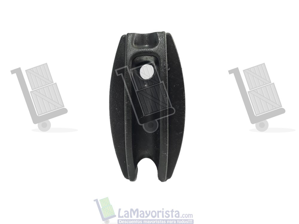 Aislador Ovalado Tipo Pera – Negro