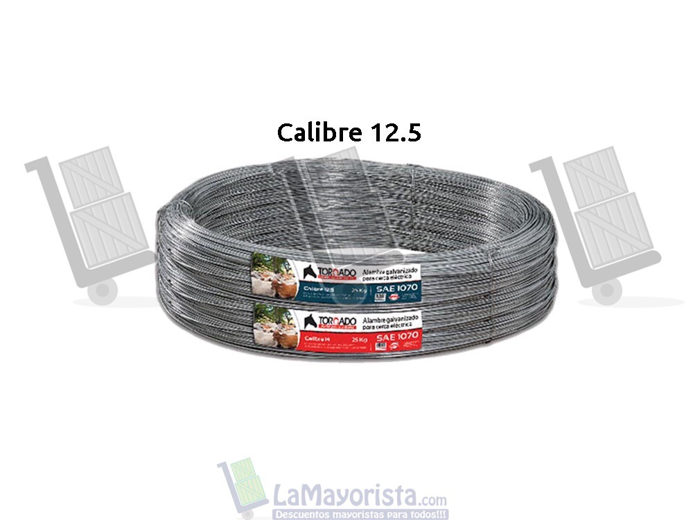 Alambre de Acero Galvanizado – 12.5