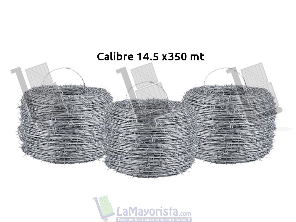 Alambre De Púas – Calibre 14.5 X 350 Mts