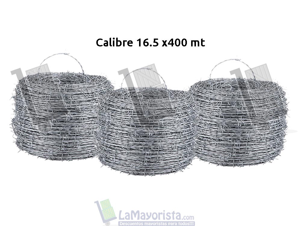 Alambre De Púas – Calibre 16.5 x 400m
