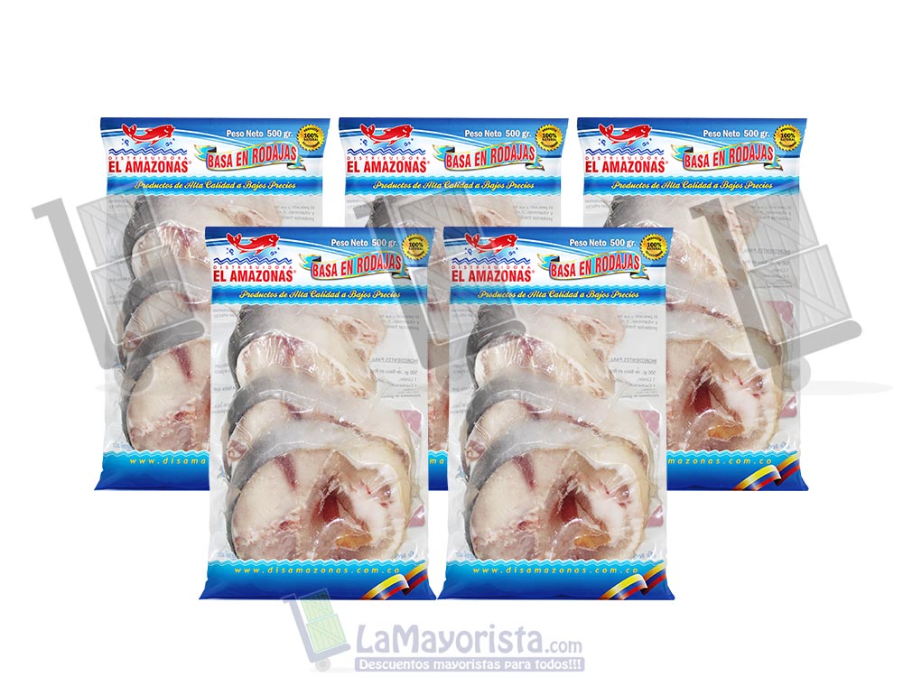 Basa en rodajas x 500g