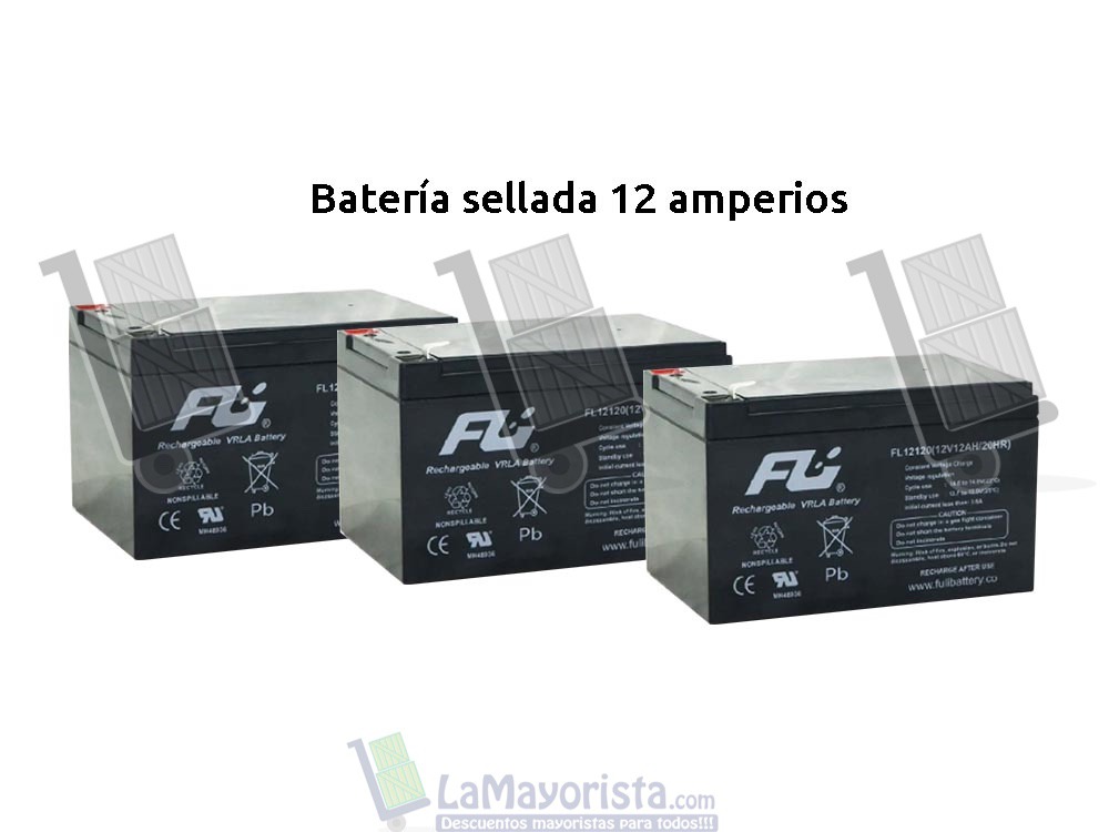Batería Sellada 12 Amperios – 12 VTS