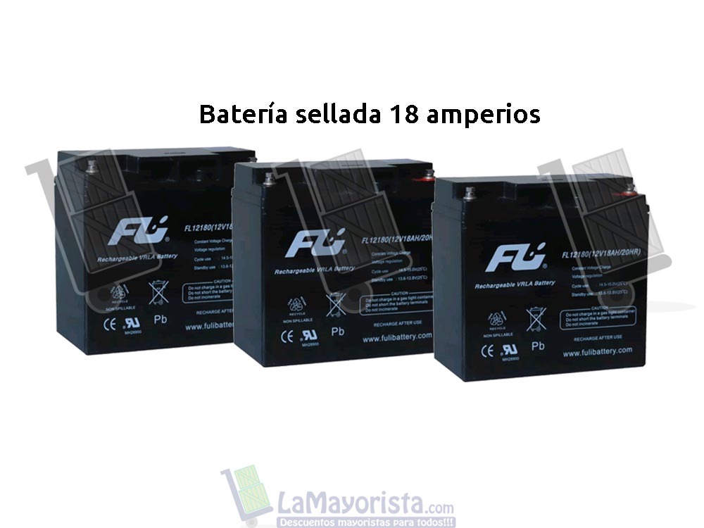 Batería Sellada 18 Amperios – 12 VTS