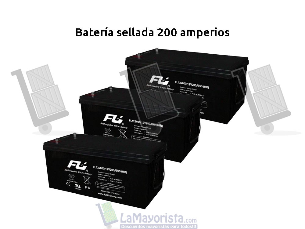 Batería Sellada 200 Amperios – 12 VTS