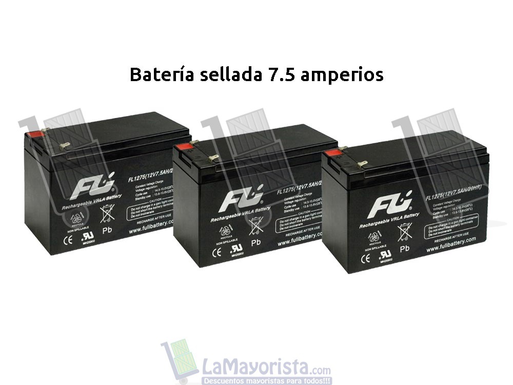 Batería Sellada 7.5 Amperios – 12 VTS