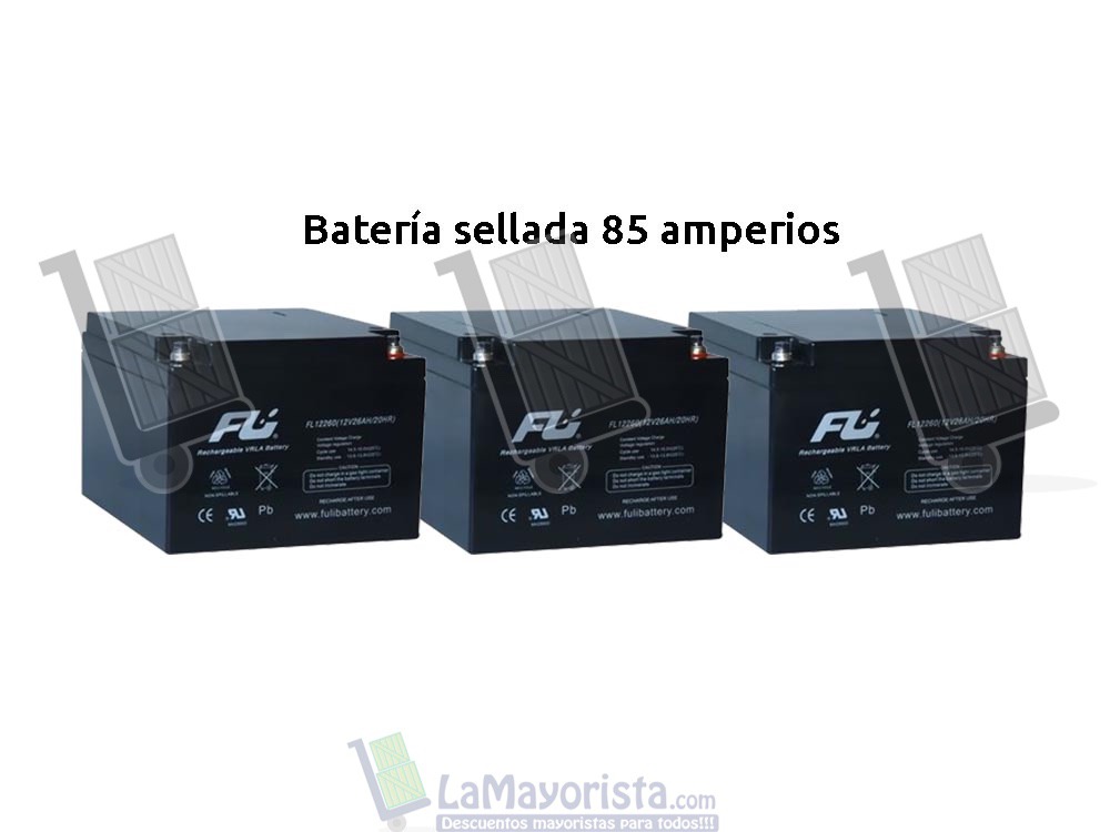 Batería Sellada 85 Amperios – 12 VTS Ciclo Profundo