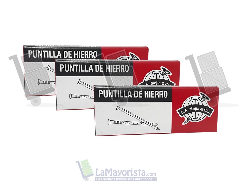 Clavo 3 Pulgadas con Cabeza Caja x 500 Gramos