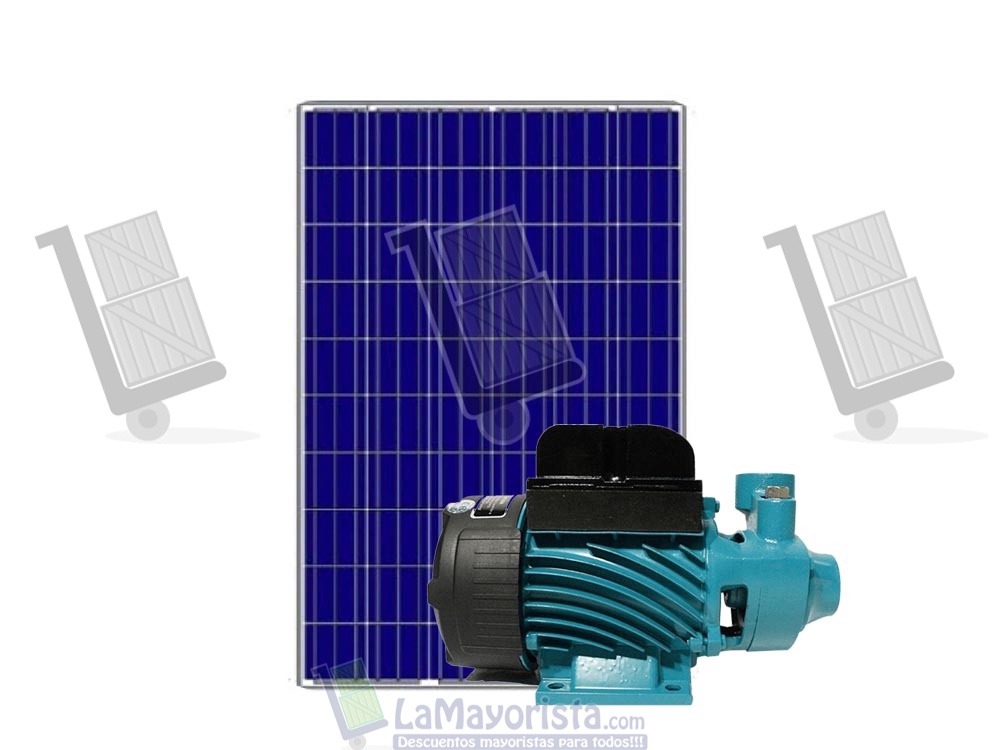 Electrobomba superficial 24V con panel incluido