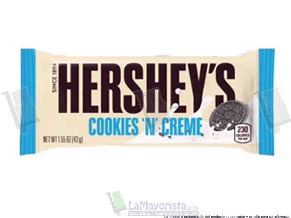 HERSHEYS TAMAÑO NORMAL *43G