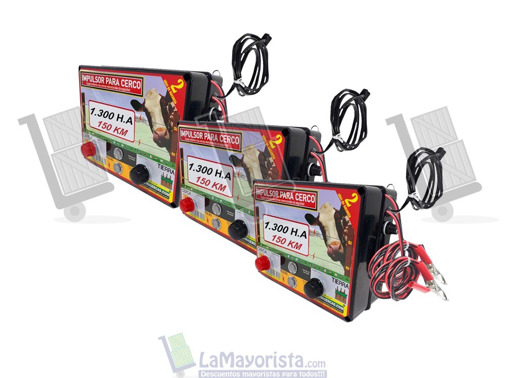 Impulsor D 150 KM (1.300 Hectáreas) De Corriente 110 VTS & Batería 12 VTS