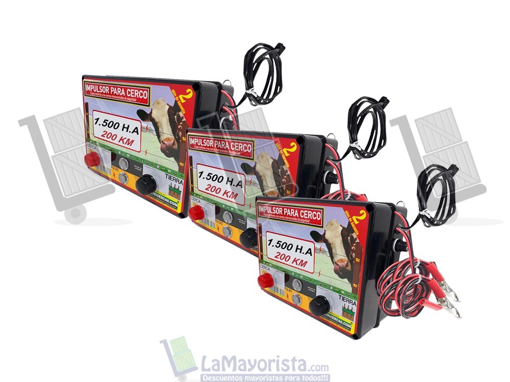 Impulsor D 200 KM (1500 Hectáreas) De Corriente 110 VTS & Batería 12 VTS