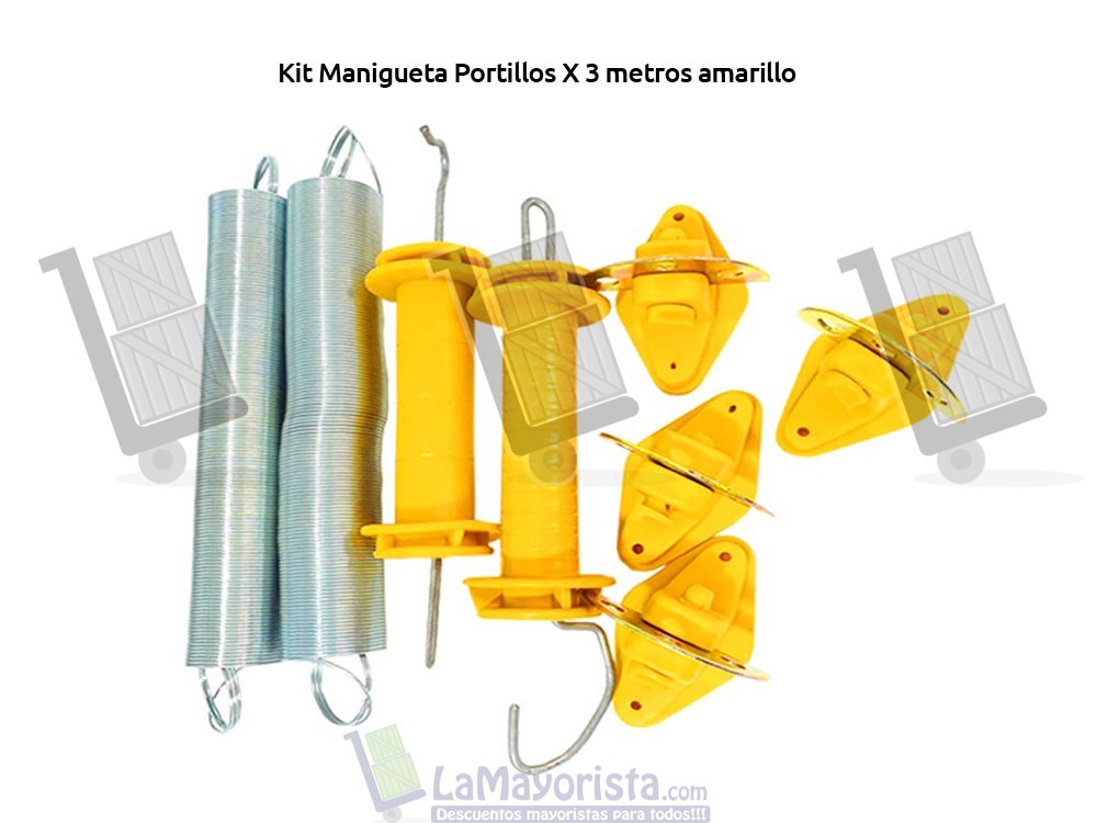 Kit Manigueta Portillos X 3 Metros – Amarillo