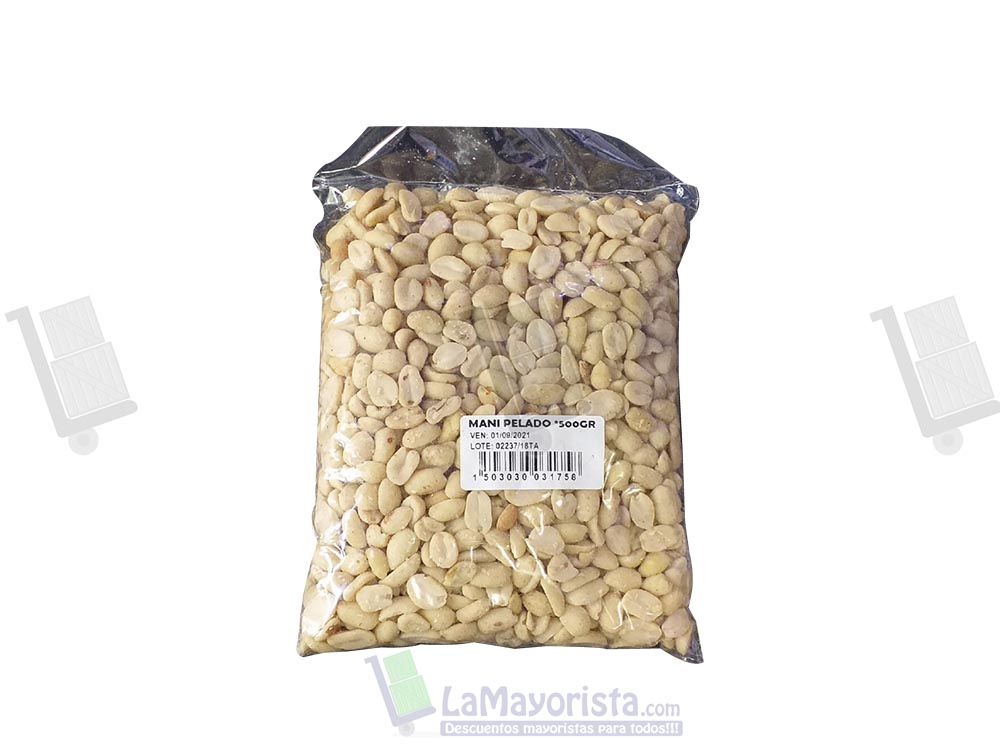 Mani tostado simple x 500g