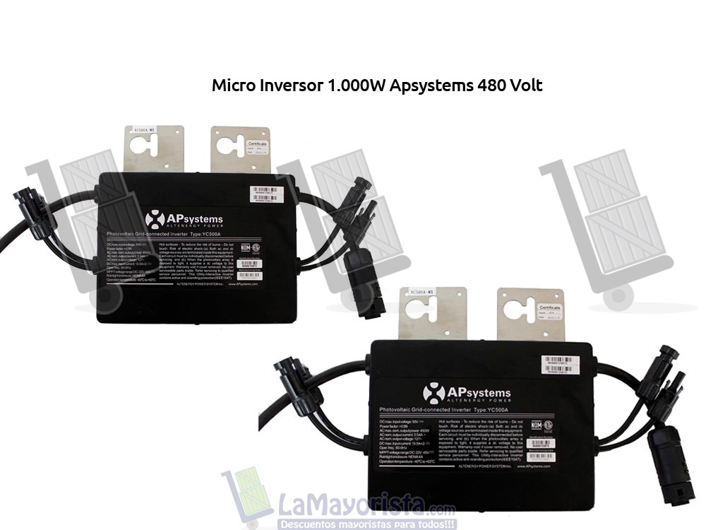 Micro Inversor 1000W Apsystems 480 Volt