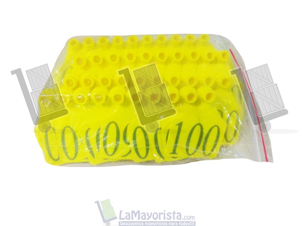 Orejeras Grandes Bolsa X100 Unds marcadas
