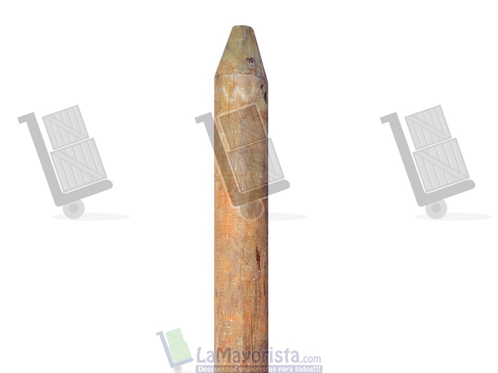 Poste de madera inmunizada redondos tipo lápiz 7cm x 220