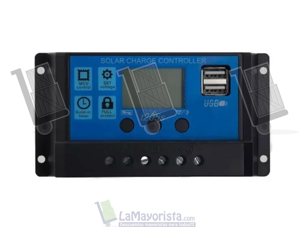 Regulador / Controlador Solar PWM 20 Amp 12/24 Volt