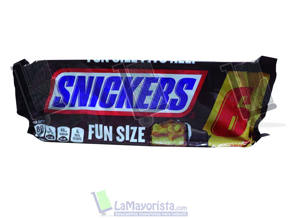 SNIKERS FUNSIZE X6