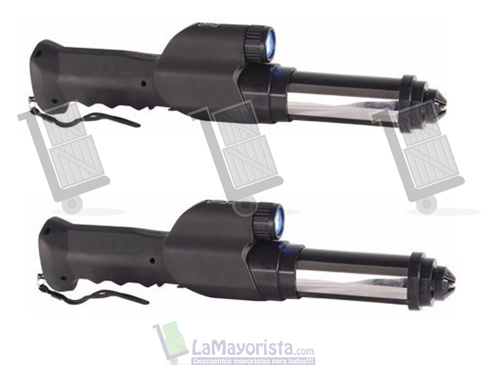 Tábano TASER Eléctrico Retractil Grande con linterna y sirena