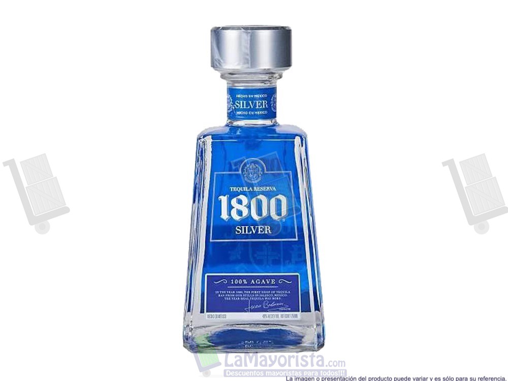 TEQUILA 1800 SILVER 750ML