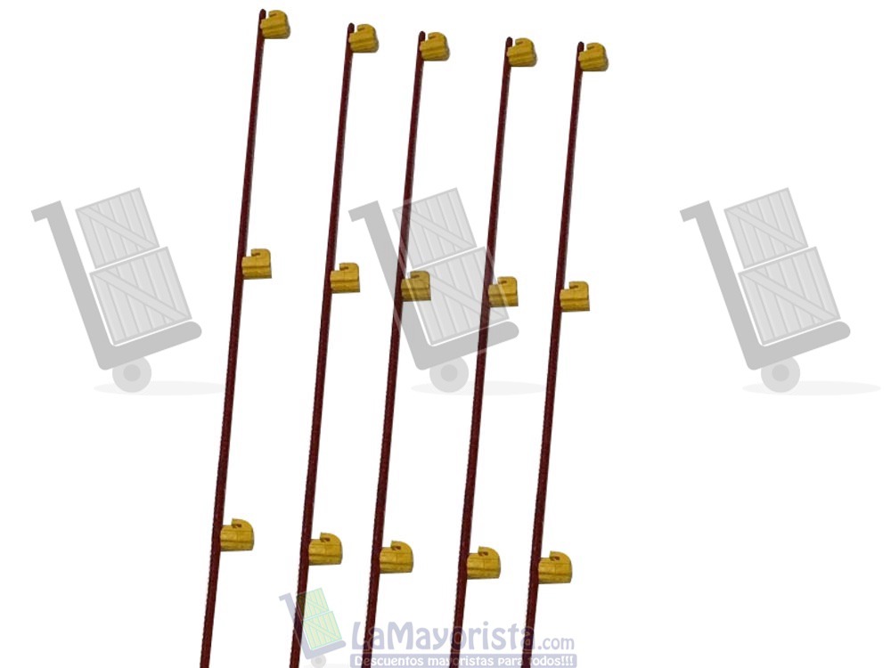 Varilla Cerca Móvil de 1.5 mts – Con aislador