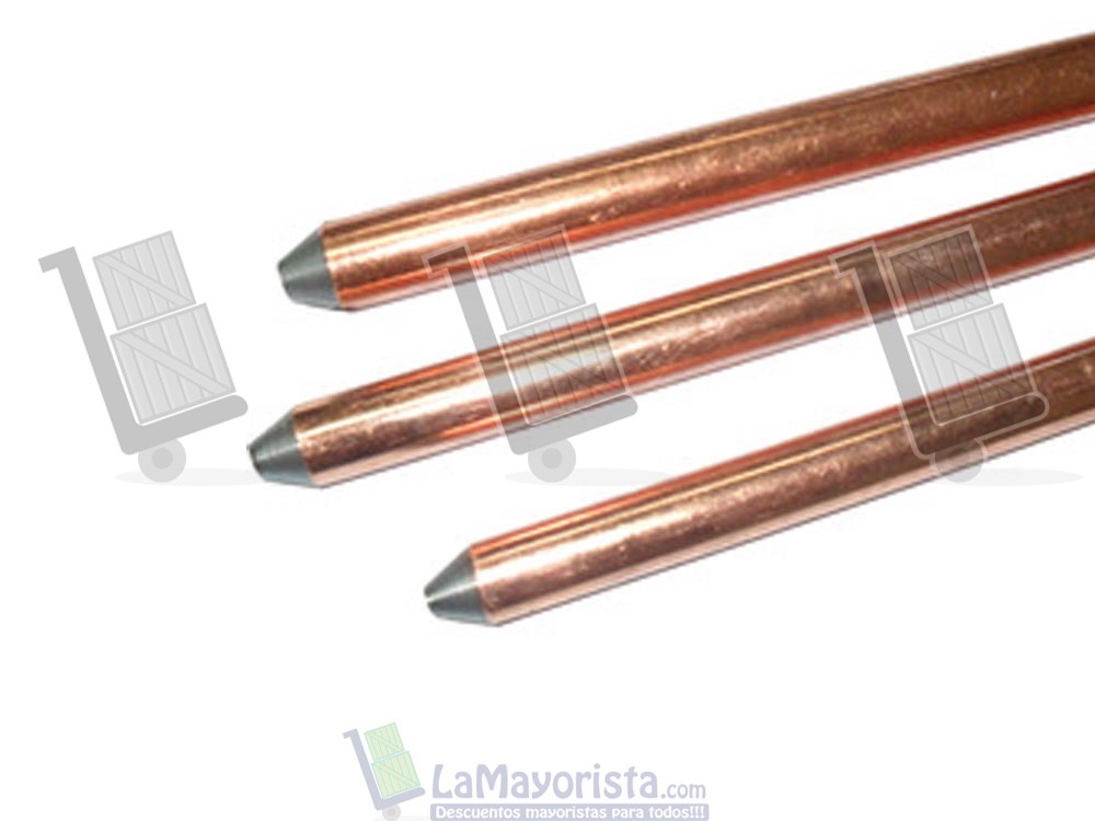 Varilla Copperweld Con Grapa – 1.5 Mts