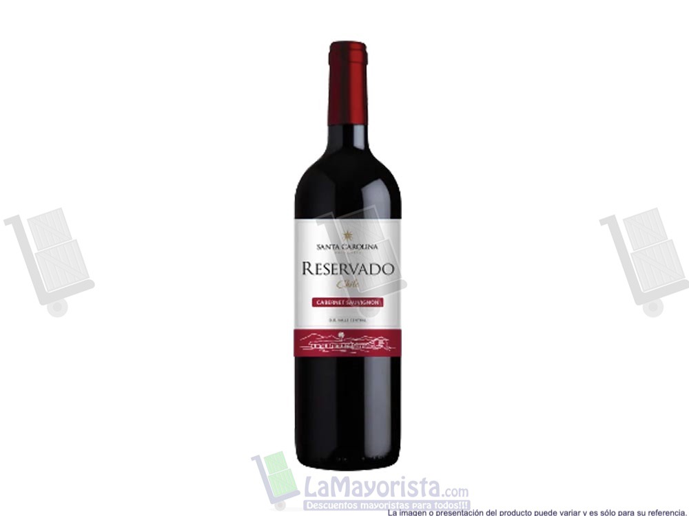VINO SANTA CAROLINA RESERVADO CABER/SAUV 750ML