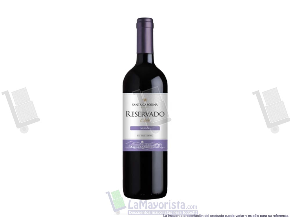 VINO SANTA CAROLINA RESERVADO MERLOT 750ML