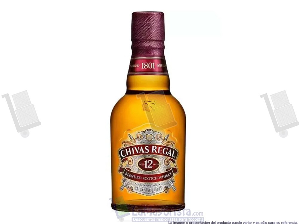 WISKY CHIVAS 12 AÑOS 375ML