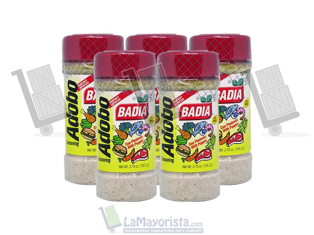 Adobo con pimienta Badia x 106.3 gr