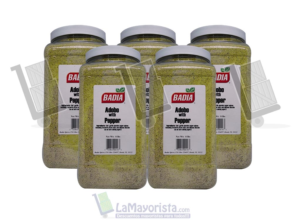 Adobo con pimienta Badia x 3628.74 gr