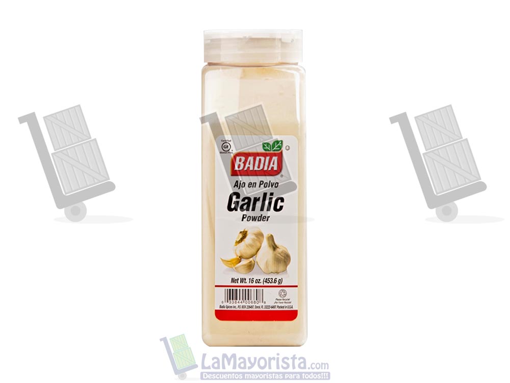 Ajo en polvo Badia x 453.6 gr