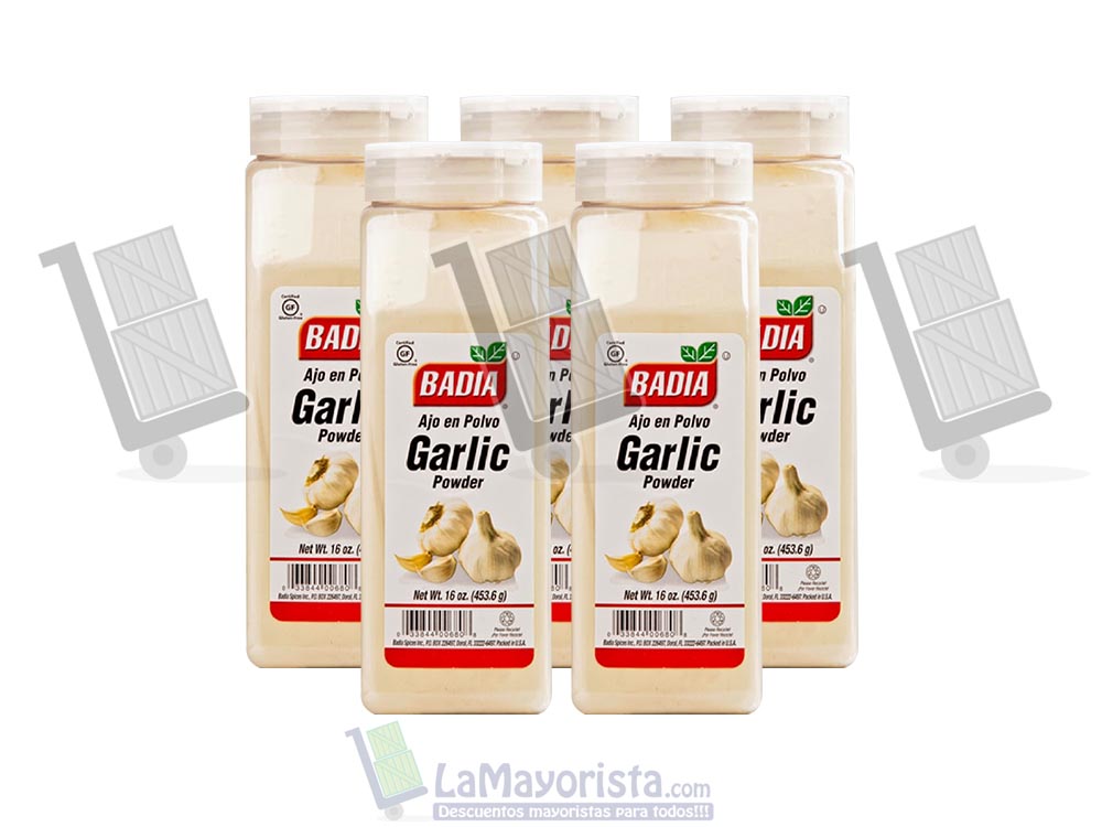 Ajo en polvo Badia x 453.6 gr