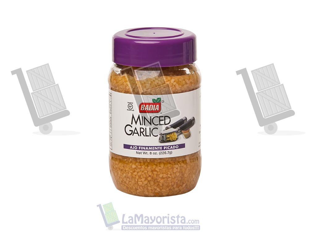 Ajo picado en agua Badia x 226 gr