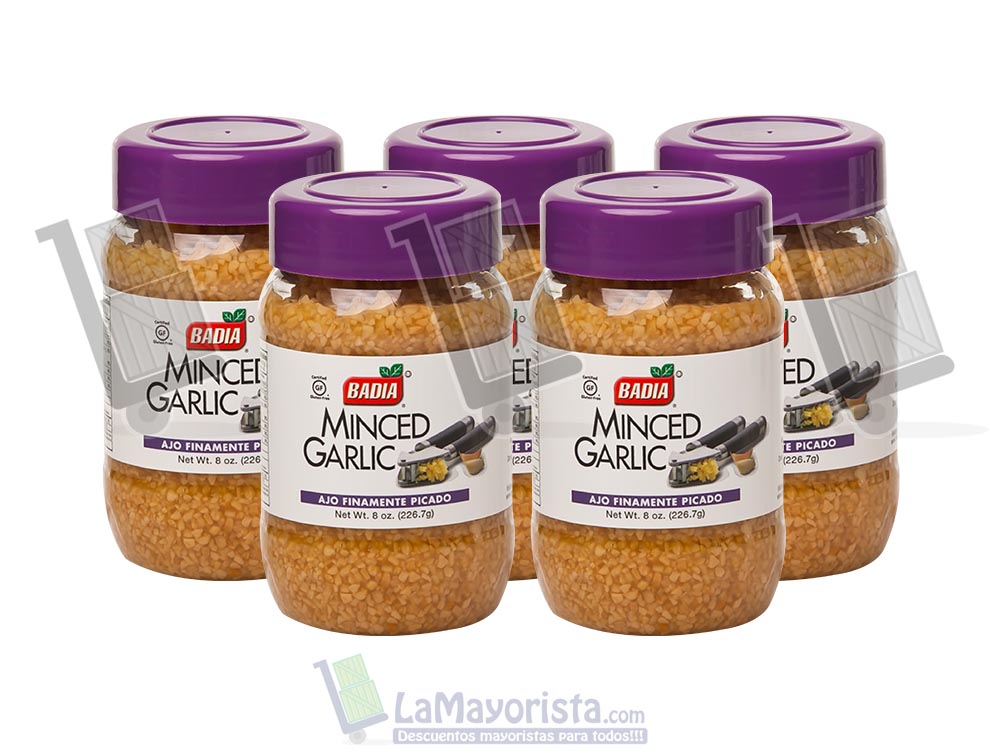 Ajo picado en agua Badia x 226 gr