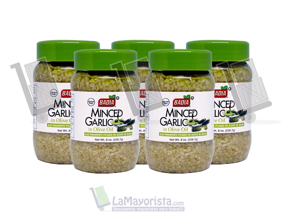 Ajo picado en aceite de oliva x 226.7 gr