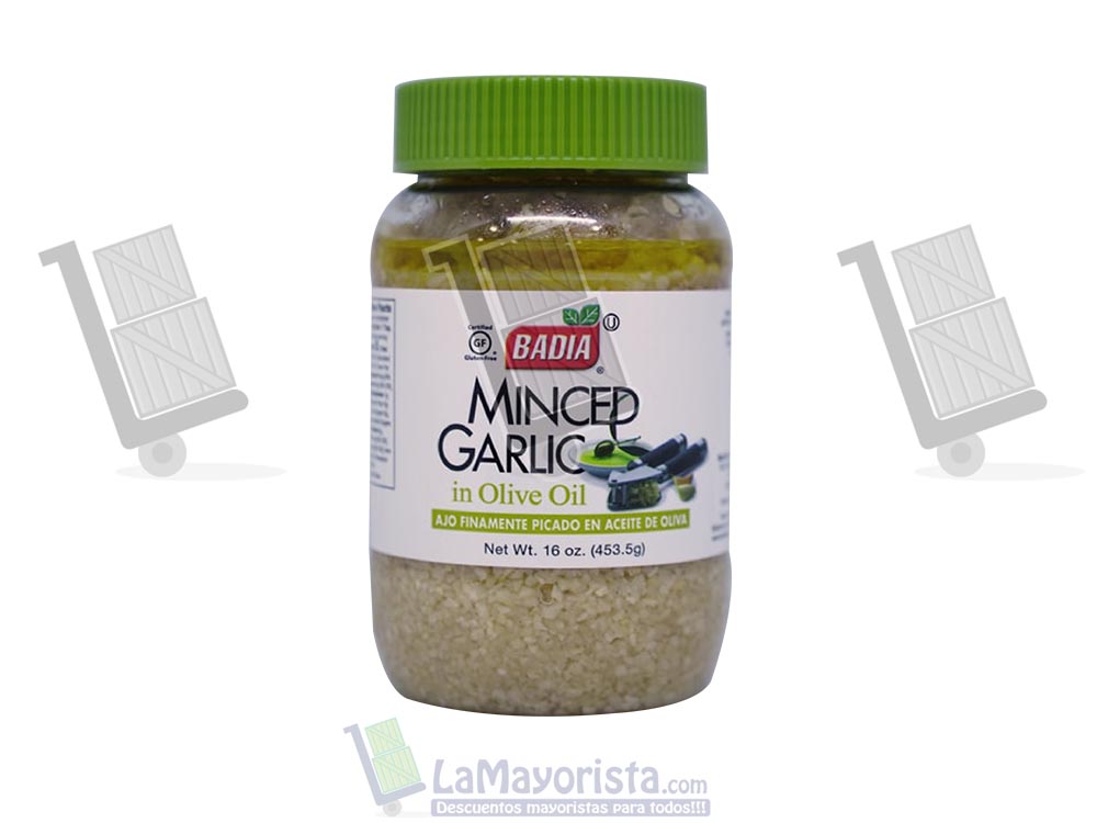 Ajo picado en aceite de oliva x 453.5 gr