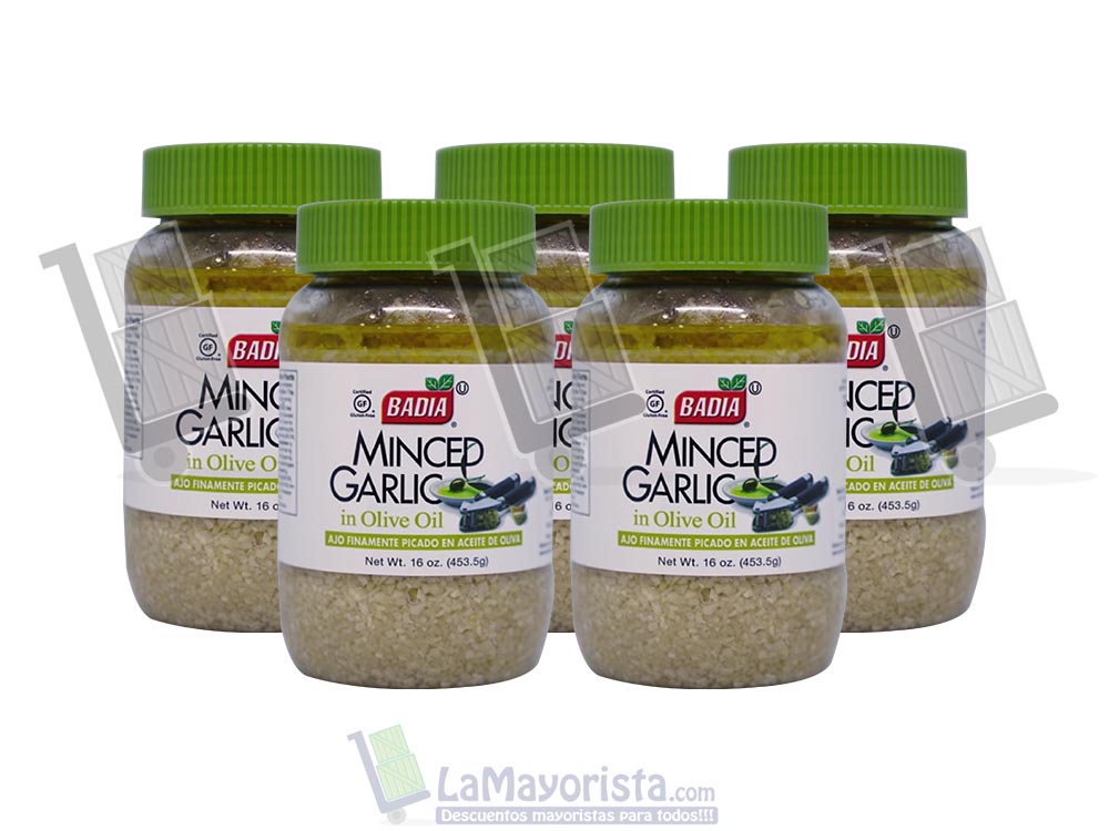 Ajo picado en aceite de oliva x 453.5 gr