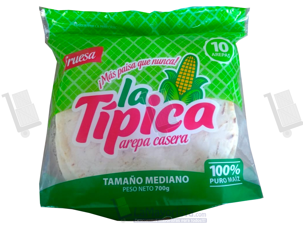 Arepa tela mediana x 10 unidades