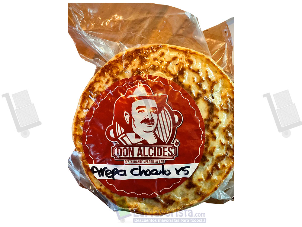 Arepa de chocolo don alcides x 5 unidades