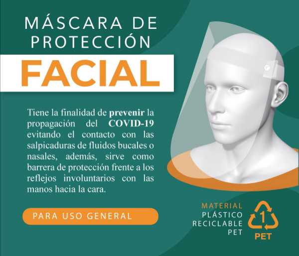 MASCARA PROTECCION FACIAL CORONA VIRUS