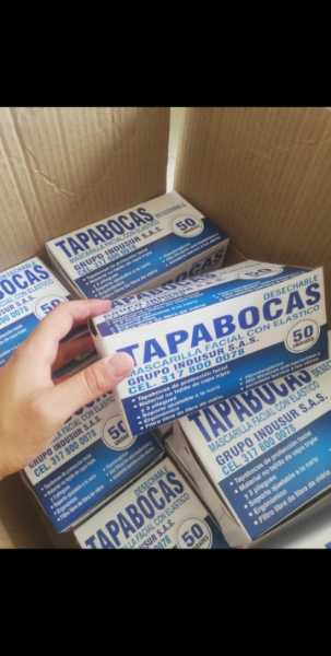 TAPABOCAS DESECHABLES