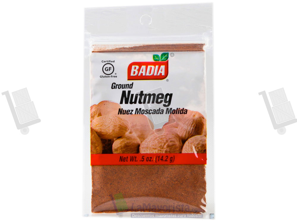 NUEZ MOSCADA BADIA MOLIDA BOLSA 14.2GR