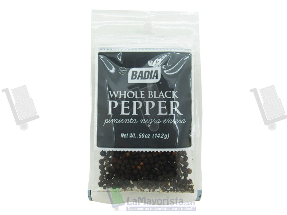 PIMIENTA NEGRA BADIA ENTERA BOLSA 14GR