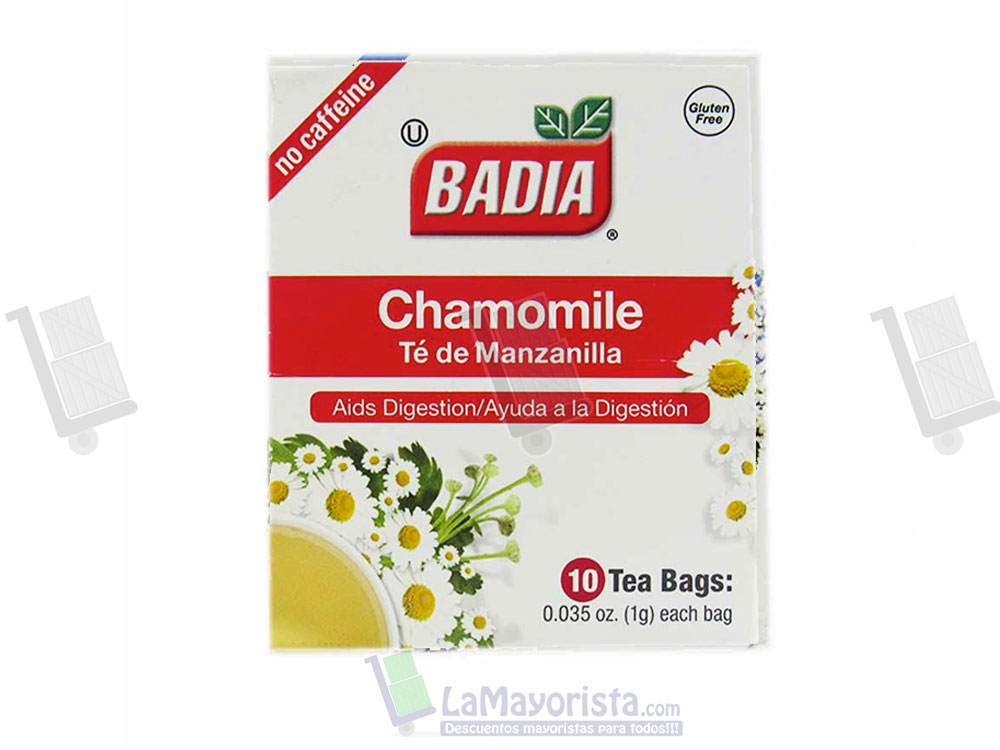 TE MANZANILLA BADIA 10 UNIDADES